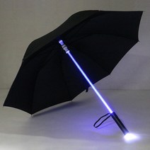 LED우산 발광우산 안전우산 장마철 장우산 패션우산 장마철 안전장비, (03)레드