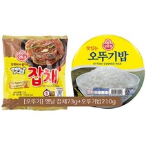 오뚜기 옛날 잡채 73g 1개+ 오뚜기밥 210g 1개, 2개