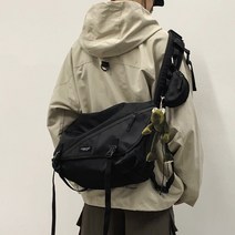YAPOGI 배낭 Workwear 가방 Crossbody 가방 남자 유행 브랜드 일본 힙합 Crossbody 가방 캐주얼 학생 유행 배낭 여성 어깨 가방
