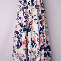 나염 폴리원단 플라워패턴 꽃무늬원단 의류원단 소품만들기 플로럴 봄 패브릭 원단 홈패브릭 3종, 요루, 아이보리