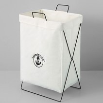 송강 빨래 바구니 빨래통 햄퍼 세탁 보관함 수거함, 아이보리