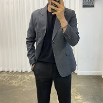 아도르클래식 시크 4컬러 반밴딩 남자 봄 여름 가을 프리미엄 자켓