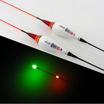 사은품 이화요수 천리안 황제3 민물 전자찌 (2점등), 적색 - 길이 50cm-부력 4.8g