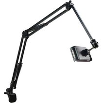 관절형 자바라 태블릿 휴대폰 거치대 ZU58 대형, 블랙, 1개