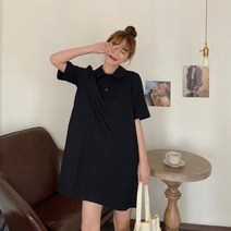 헤이슈 카라원피스 반팔 여름 스트랩 베이직룩