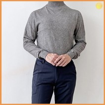 반폴라 니트 반목 캐시미어 상의 추천 남성 캐주얼 긴팔 봄 가을 겨울 남자 무지 빅 큰 사이즈 데일리 의상 대학 생 외출 패션 패셔니스타 코디 미팅 소개팅 데이트 룩북 잡화
