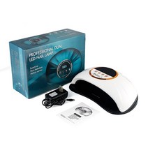 102W UV 네일 건조기 51 개 led 매니큐어 램프 가정용 젤 빠른 건조 손톱 건조, CHINA_White | US Plug 100-110V