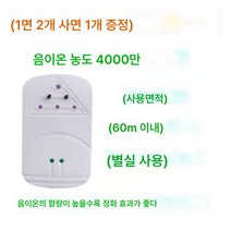 공기청정기 가정용 실내 신방 포름알데히드 냄새 제거 미니 음이온 발생기 블랙테크놀로지, 색깔2, 1 팩