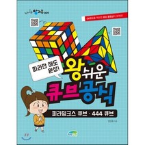 왕쉬운 큐브 공식:따라만 해도 완성! | 피라밍크스 큐브ㆍ444 큐브, 파란정원