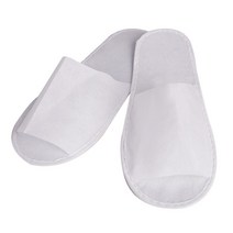 일회용 슬리퍼 호텔 실내화 부직포 기내용(앞트임) 100p, 화이트, 100개