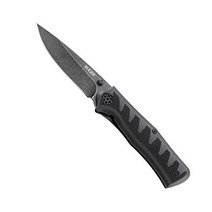 CRKT Ruger Crack-Shot Compact EDC Folding Pocket Knife: Assisted Opening Everyday Carry Black Blade, 1