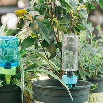 피케이몰 1+1 화분 물주기 자동 급수기 탭 일반 페트병 호환 장착형 식물 물급수탭, 랜덤