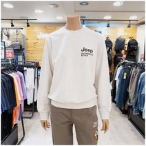 지프 불광점 (50%할인) 얇은 두깨감으로 봄 가을 데일리로 입기 좋은 남여공용 어센틱스타일 지프 맨투맨티!!