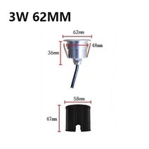 마이너스접지 LED 외부 Led 지상 스팟 DCV V 저전압 조경 조명 매립형 정원 테라스 램프 방수 야외 IP, [07] W MM, [01] DCV K