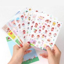 TTW5BEC50 나만의만들기 문구 다이어리 주문 일정 카드 글씨 플래너 꾸미기 다이어리꾸미기 셀프 망토 아동미술학원 예쁜 디자인 일러스트 종류 그래픽 세트 다꾸 스티커 빨간 귀여운 글자제작 캐릭터 그림 보호 데코 스케줄, 본상품선택