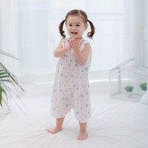 배꼽키즈 땀흡수우수 시원한 여름용 거즈수면조끼/40% 한정기간 세일/유아/아동/실내복