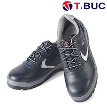 티뷰크 안전화 4인치 다목적 TB-412 네이비 230~300mm 천연소가죽 경량 단화 방탄소재 남녀공용 티뷰크