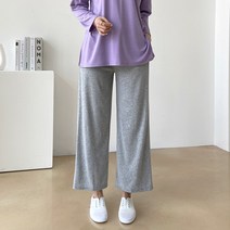 데일리앤 컴포티 여성 밴딩 와이드 트레이닝 팬츠