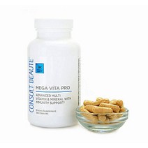 Consult Beaute Mega Vita Pro 고급 멀티 비타민 미네랄 60개, 90 day