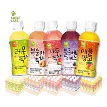 웰그린 녹차음료 340ml 5종모음 골라담기, A. 웰그린 레몬녹차 340ml 20패트입