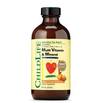차일드 라이프 종합 비타민 & 미네랄 8 Fl.Oz. (237ml) ChildLife Multi Vitamin Mineral Fl Oz, 1개