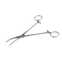 포셉집게 곡각 바늘빼기 스테인레스, 18cm