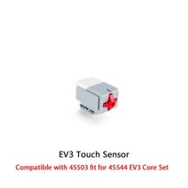 테크니컬 EV3 45500 컬러 터치 자이로 초음파 센서 PF 부품 DIY MOC 교육용 빌딩 블록, 04 EV3 Touch Sensor