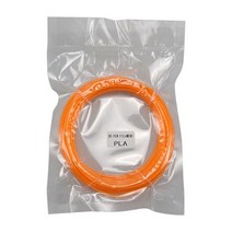 3D프린터 레진 필라멘트10 미터 PLA 1.75mm 필라멘트 인쇄 재료 플라스틱 3D 프린터 압출기 펜 액세서리, 주황색