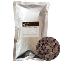 쿠킹스토리 대용량 초콜릿만들기재료, 1개, 19. 커버춰 다크(카카오70%) 400g