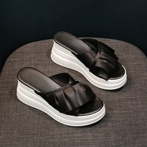 대박걸 GH10_RD_Z1167 하이 웨지힐 여성 슬리퍼