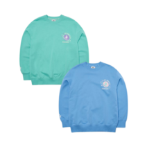 MLB 엠엘비 LIKE 플래닛 오버핏 맨투맨 LA다저스 3AMTL0121 블루 민트