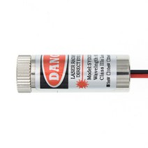 공냉식칠러 레이저 모듈 헤드 초점 조절식 다이오드 산업 클래스 유리 렌즈 650nm 5mW, 한개옵션0