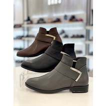 닥스 닥스 DAKS 여성 3cm 몰드 쿠션창 심플 포인트라인 앵클 부츠 DIB217 (P002408395)