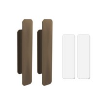 샷시손잡이 다목적 도어 핸들 홈 직사각형 손잡이 유리 및 창 슬라이딩 푸시 풀 보조 2 개, [04] Coffee