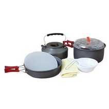 캠핑마을 경질코펠 2인용, 1세트