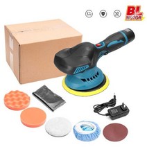 12V 무선 자동차 광택기 6000RPM 6 속도조절 전동 왁싱 기계 뷰티 자동 세척 도구, 1 Battery_EU