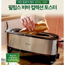 필립스 비바컬렉션 토스터기 HD2692/길고 넓어진 투입구, 단품