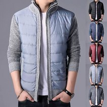 DarjinQD 경량 패딩 니트 집업점퍼 골프웨어 BH097