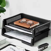 오피스 서류 A4용지 자료보관 데스크 트레이 A4 RACK, 세로 그레이