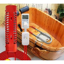 봉히터 온수히터 산업용 욕조 급속 야외욕조 22V380V, 304 강철 2000w1.5m 와이어