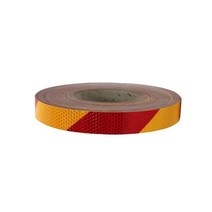데몰 화물차 반사테이프 빛반사 고휘도 벌집 25X50황적사선