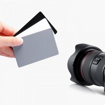 휴대용 DSLR 카메라 전문가 촬영용 스트랩형 화이트밸런스 컬러 그레이카드 3-in-1, 소, 소, 1개