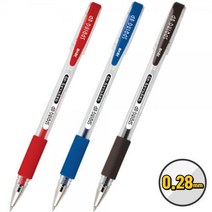 자바 스프링업 중성펜 0.28mm 낱개 볼펜 필기구, 청색