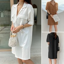 ZANZEA 패션 여성 여름 드레스 반팔 일반 휴일 사무실 클럽 캐주얼 셔츠원피스