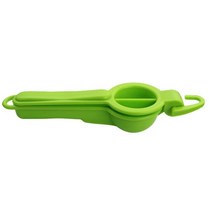착즙기 녹즙 원액 Acrylic Lemon Squeezer Hand Held Juicer Double Bowl Lime Manual Orange Citrus Press, 04 1pc green