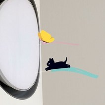 투빌에어컨 바람개비 선풍기 악세사리 꾸미기 바람종이 선풍기에 붙이는 종이, 커피소녀와 아이스크림
