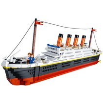 레고 타이타닉 레고배 크리에이터 중국레고호환 대형사이즈 46cm 64cm, 46cm타이타닉