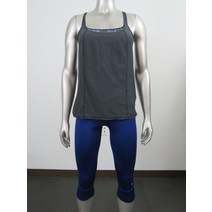 여성용 XS PrAna 스웨이 탱크 퍼포먼스 액티브 요가 탑 라이트 탱크 셔츠 블랙 $69