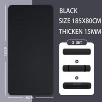 주짓수매트 유도 체조 조립식 바닥깔판 안전쿠션 매트 Sports Mat Yoga Accessories Gym Bodybuilding Equi, 06 185 80 15cm Black