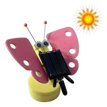 [오너클랜] 태양광 날개나비 진동로봇 (5인용), 단품, 상세 설명 참조